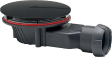 Syfon brodzikowy SUPERSLIM z czarnym matowym grzybkiem ø90mm SDBD40WB